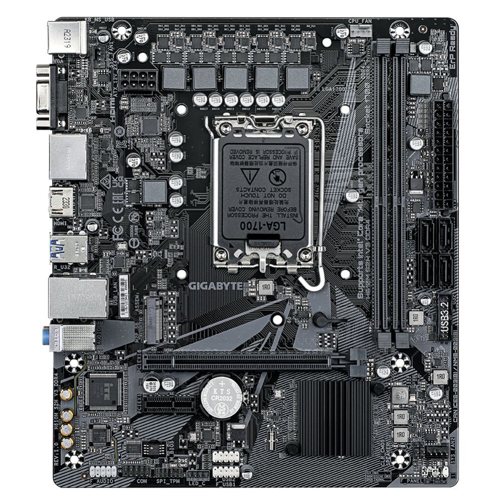 Intel protsessori emaplaat Gigabyte  H610M S2H V3 DDR4 G1.0