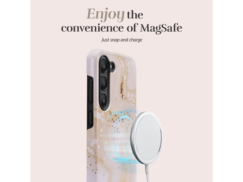 Чехол на заднюю панель Mio  MIO Gold Marble Magsafe Compatible for Samsung A55 5G