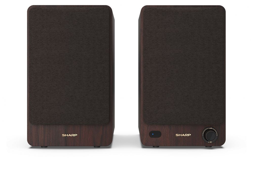 Arvutikõlarid Sharp  CP-SS30 Bookshelf Speakers, Brown