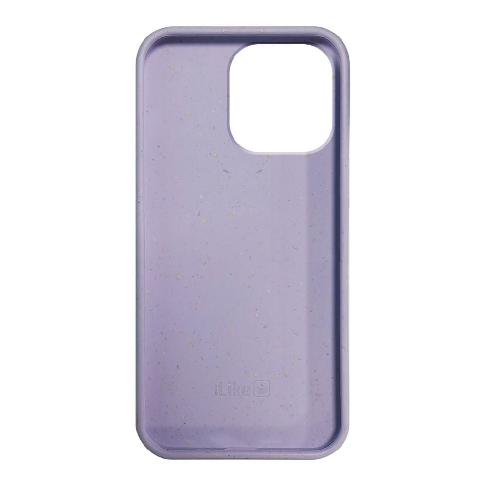 Tagakaaned iLike Apple iPhone 14 Pro Max Silicone plastic case Eco Print Design Flower Purple