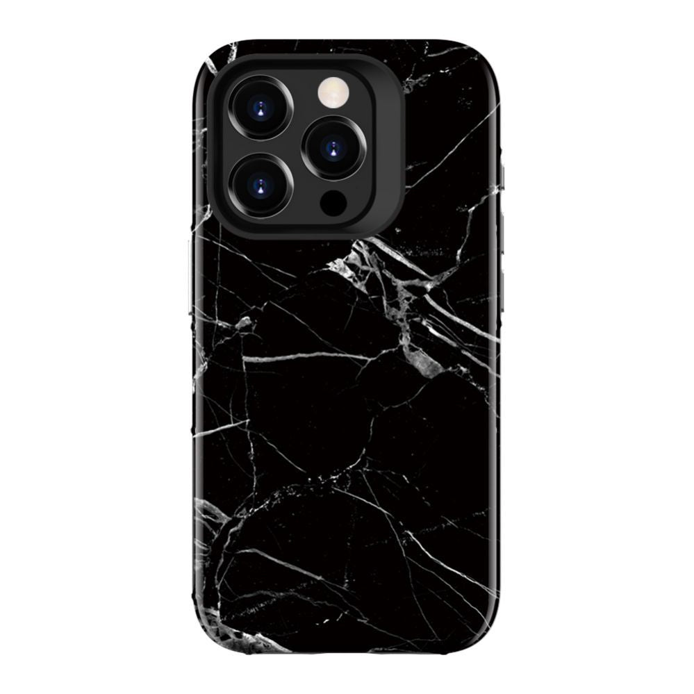 Чехол на заднюю панель Evelatus Apple iPhone 15 Pro Max Armor case TPU+PC Customized Print Design Marble Black