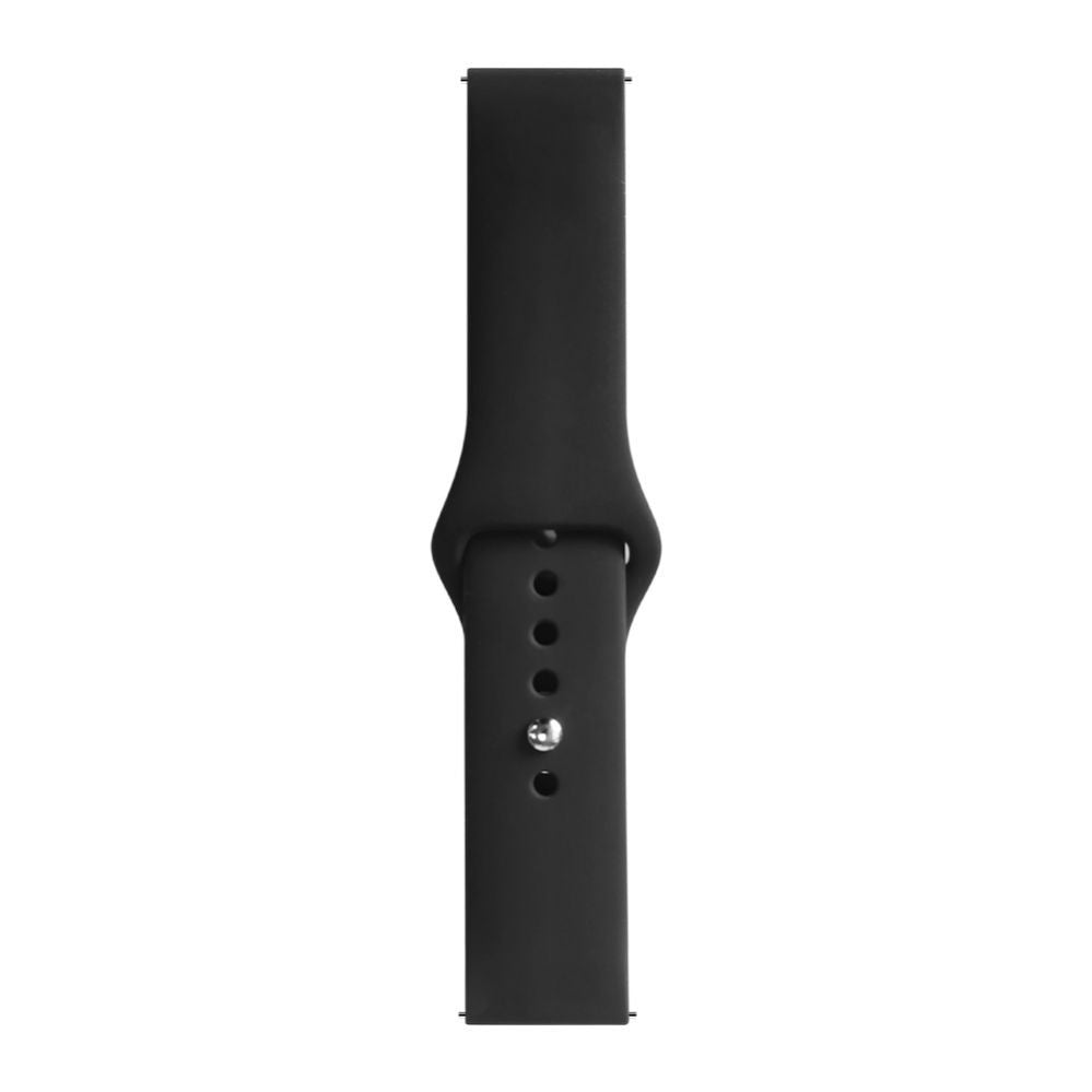 Rihm Evelatus  20mm Silicone Loop Watch Straps (130mm M/L) Black