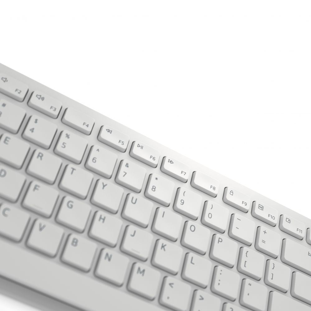 Компьютерная клавиатура Dell  Keyboard and Mouse KM5221W Pro Wireless, US, 2.4 GHz, White