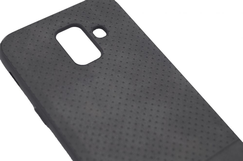 Чехол на заднюю панель Evelatus Samsung Galaxy A6 2018 TPU case 1 with metal plate (possible to use with magnet car holder) Black