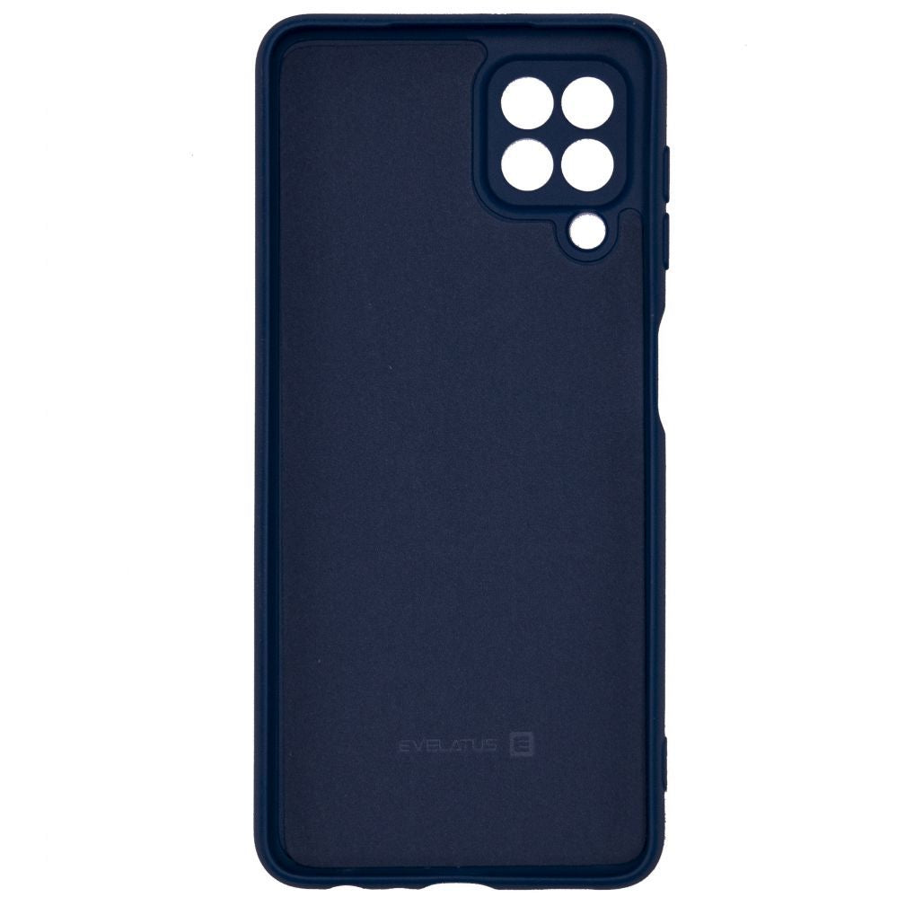 Back panel cover Evelatus Samsung Galaxy A22 4G Nano Silicone Case Soft Touch TPU Navy Blue