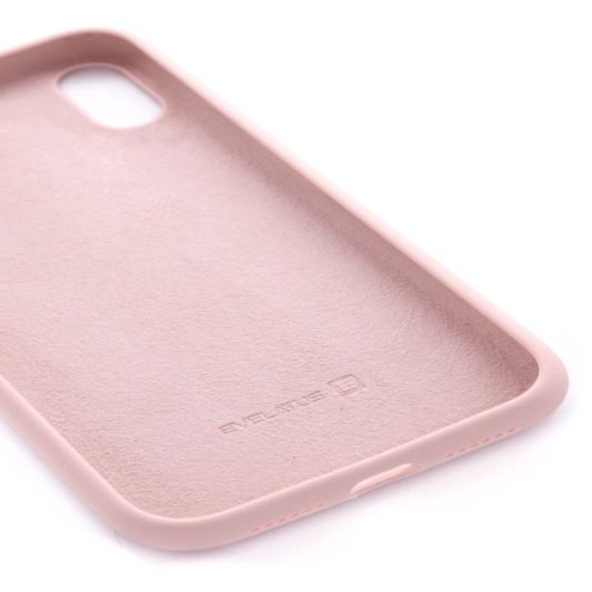 Чехол на заднюю панель Evelatus Apple iPhone X Soft Premium Soft Touch Silicone Case Pink Sand