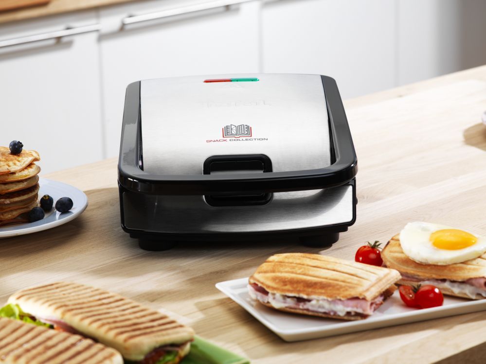 Тостер TEFAL  SW852D12 Sandwich Maker 700 W, Number of plates 2, Number of pastry 2, Stainless steel