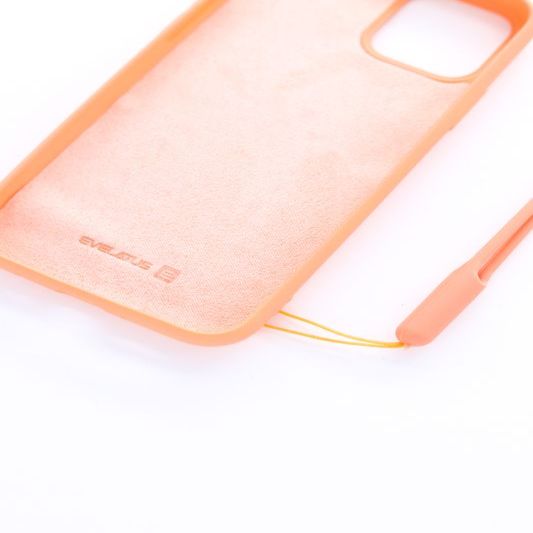 Tagakaaned Evelatus Apple iPhone 11 Pro Soft Touch Silicone Case with Strap Pink