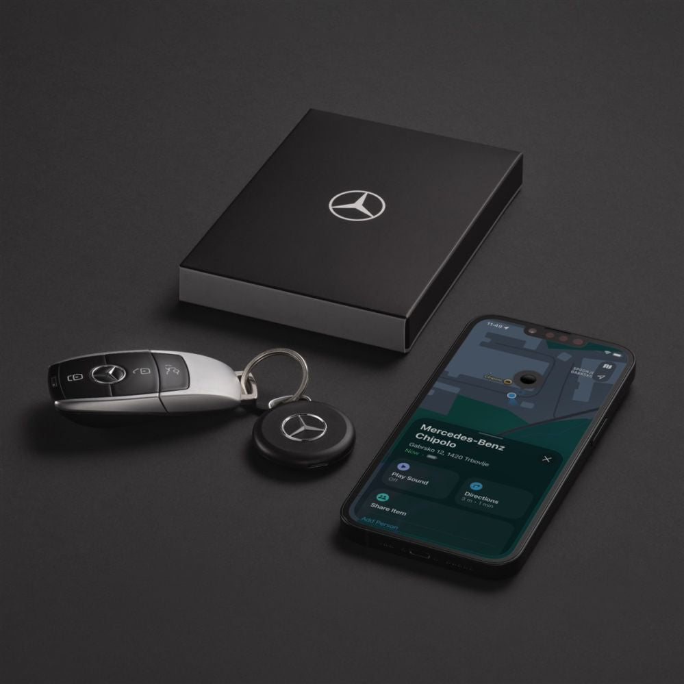 Muud kaubad chipolo  Chipolo LOOP Mercedes – Rechargeable Bluetooth Tracker with Silicone Loop for iOS & Android, Black