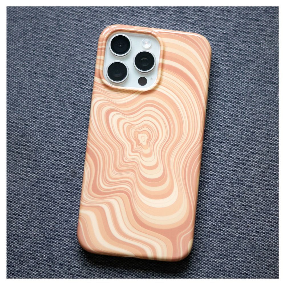 Tagakaaned Evelatus Apple iPhone 15 Pro PC Customized Print Design Desert Gold