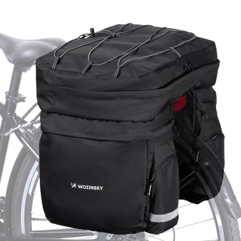 Аксессуар для велосипеда Wozinsky  Wozinsky 60L spacious bike rack bag (rain cover included) black (WBB13BK)