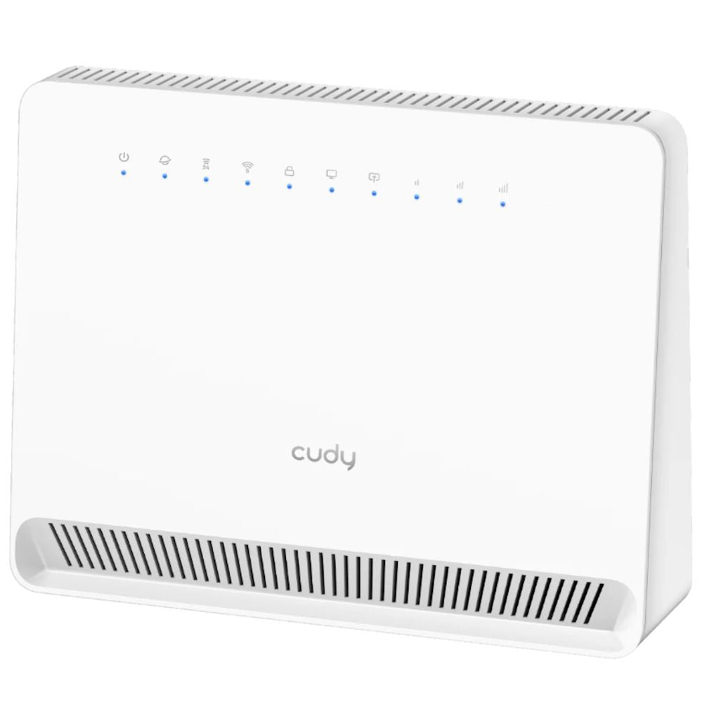 Ruuterid Cudy  LT500ELinkCell AC1200 4G LTE Cat4 Router Dual Band WiFi Nano SIM VPN Mesh Support White