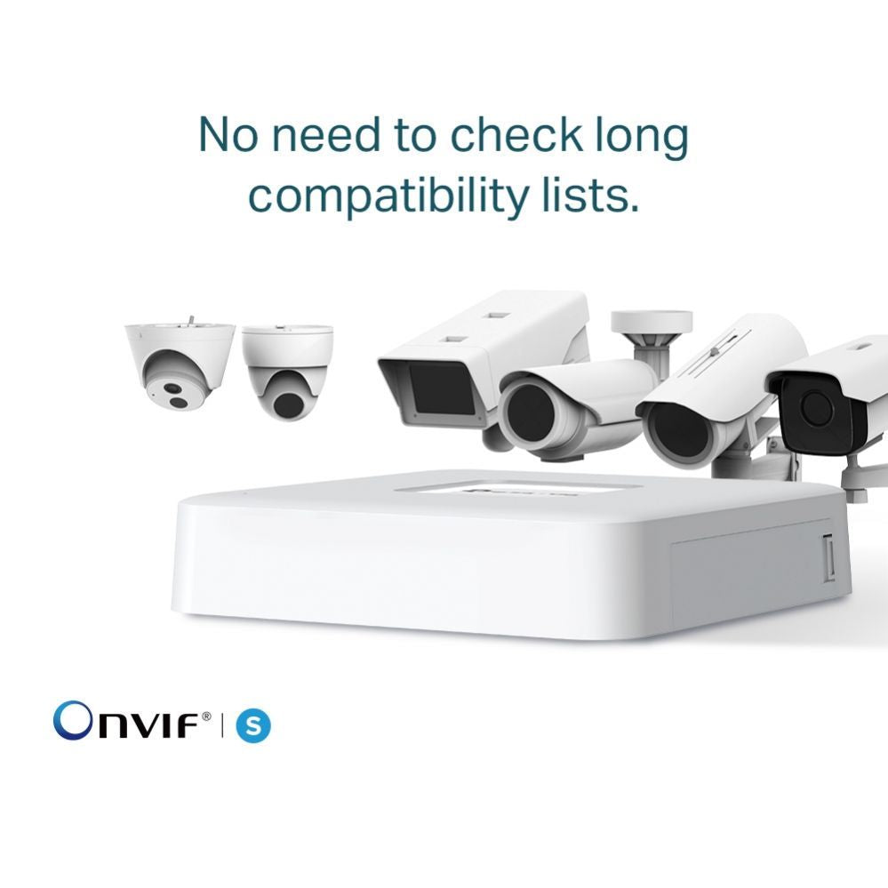 аксессуары для наблюдения TP-Link  NET VIDEO RECORDER 4CH/VIGI NVR1104H-4P