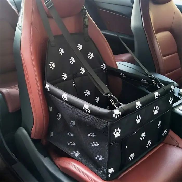 Другой товар iLike  Small Dog & Cat Car Travel Carrier Waterproof & Foldable Black Paw Print