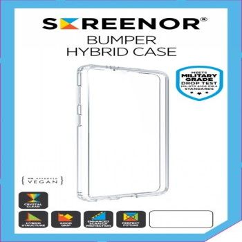 Case universal pocket SCREENOR  SCREENOR BUMPER IPHONE 16E TRANSPARENT