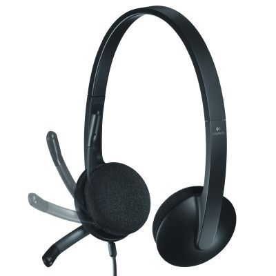 Juhtmevabad kõrvaklapid Logilink  LOGITECH H340 USB Headset black