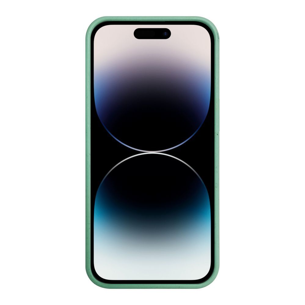 Чехол на заднюю панель iLike Apple iPhone 14 Pro Max Silicone plastic case Eco Print Design Flower Green