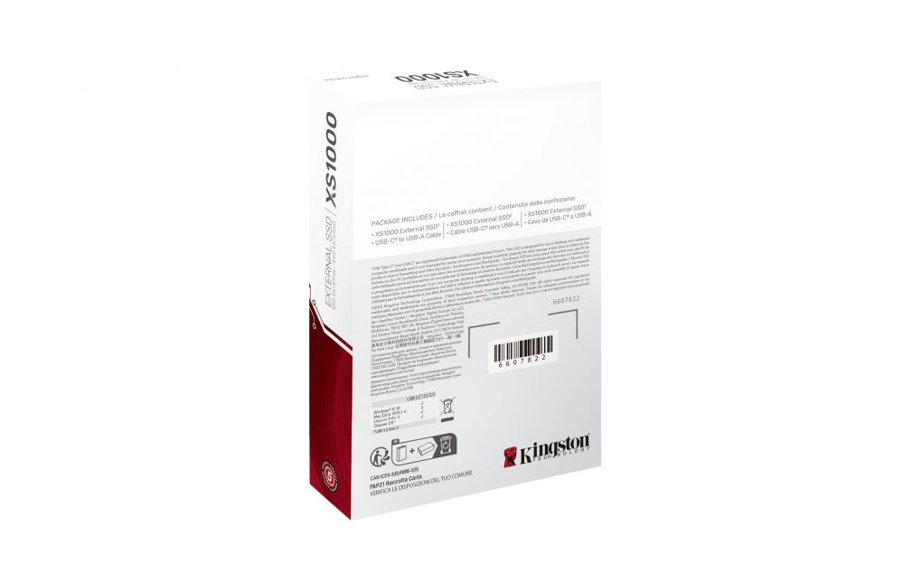 Kõvaketas SSD Kingston  SXS1000 2000G External SSD