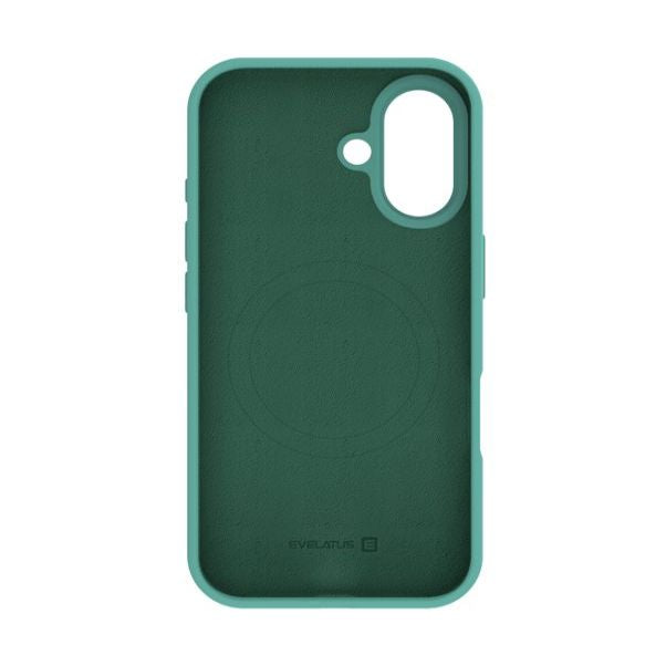 Tagakaaned Evelatus Apple iPhone 16 Premium Magsafe Soft Touch Silicone Case Teal