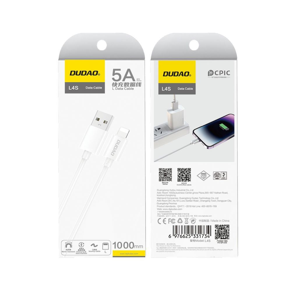 Кабель Dudao  USB-A (male) || Lightning (male)