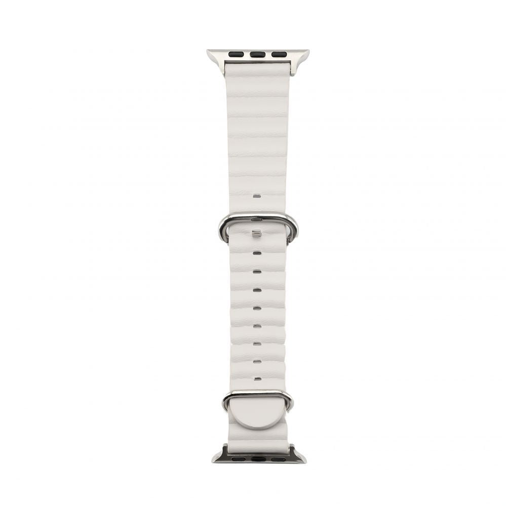 Ремешок Connect  Watch 38/40/41mm Marine leather Watch Strap Starlight