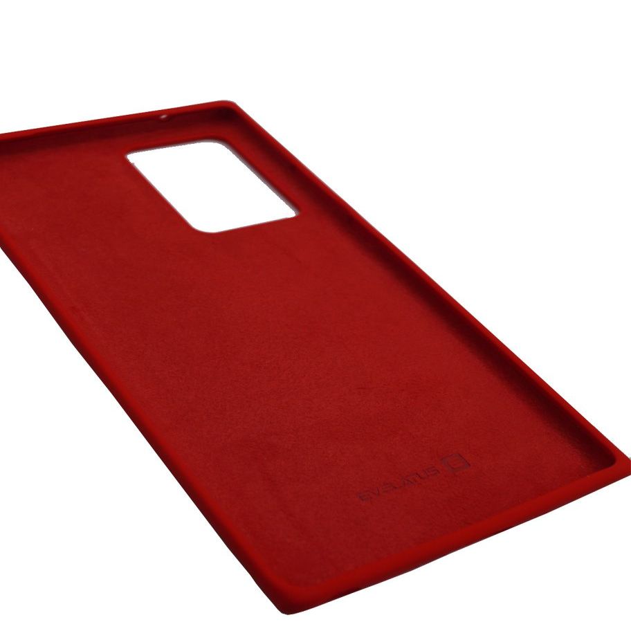 Back panel cover Evelatus Samsung Galaxy Note 20 Ultra Premium Soft Touch Silicone Case Red