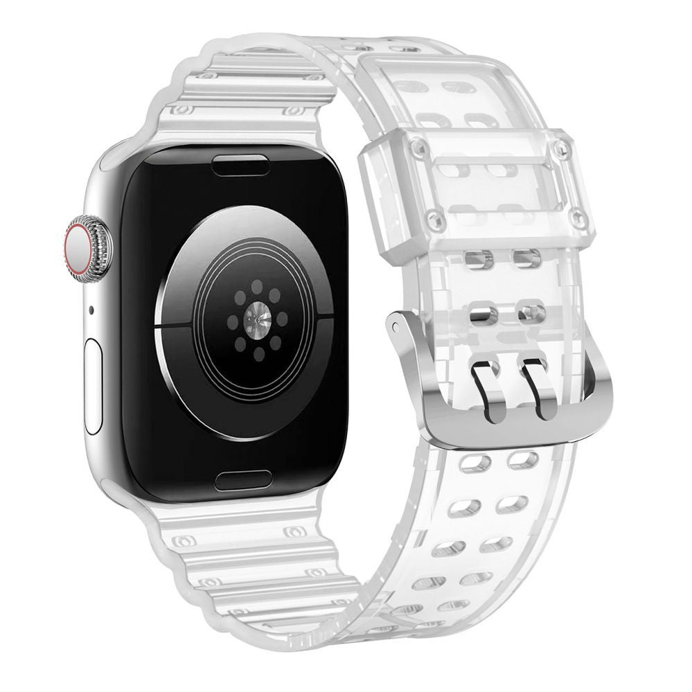 Back panel cover Hurtel - Strap Triple Protection for Apple Watch 42 / 44 / 45 / 49 mm band bracelet - transparent