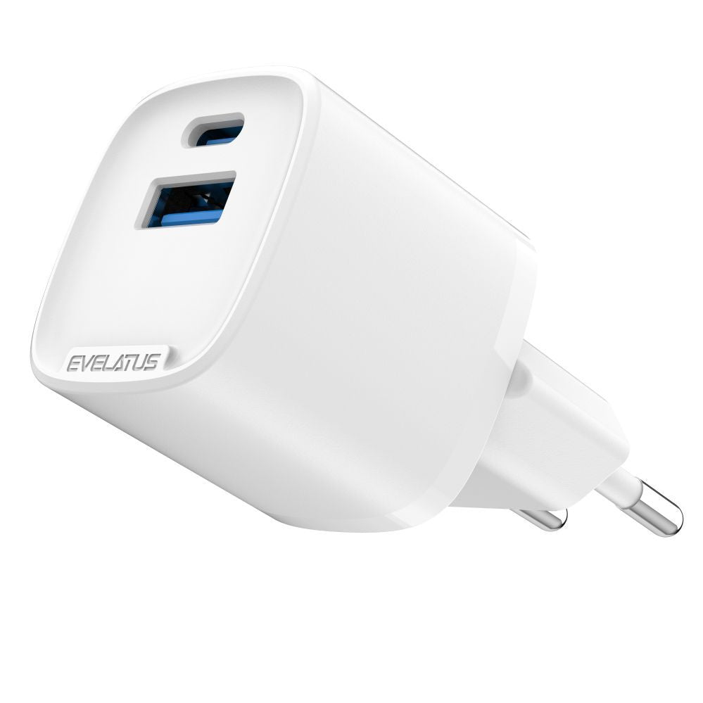 Adapter Evelatus  Evelatus QuickVolt  Adapter  20W EU-WH White