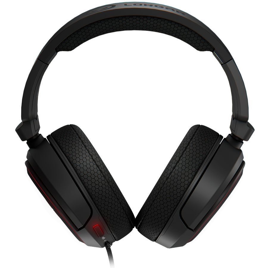 Headphone with microphone LORGAR LORGAR Kaya 460, USB Gaming headset with microphone, CM108B, RGB backlight, Plug&Play, USB-A connection cable 2m, fabric ear pads, size: 192*184.7*88mm, 0.329kg, black
