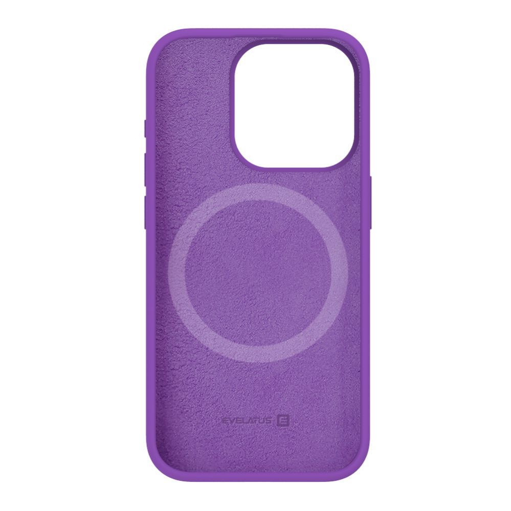 Чехол на заднюю панель Evelatus Apple iPhone 15 Pro Premium Magsafe Soft Touch Silicone Case Deep Purple
