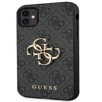 Tagakaaned Guess Apple iPhone 11 6.1 / Xr hardcase 4G Big Metal Logo Black