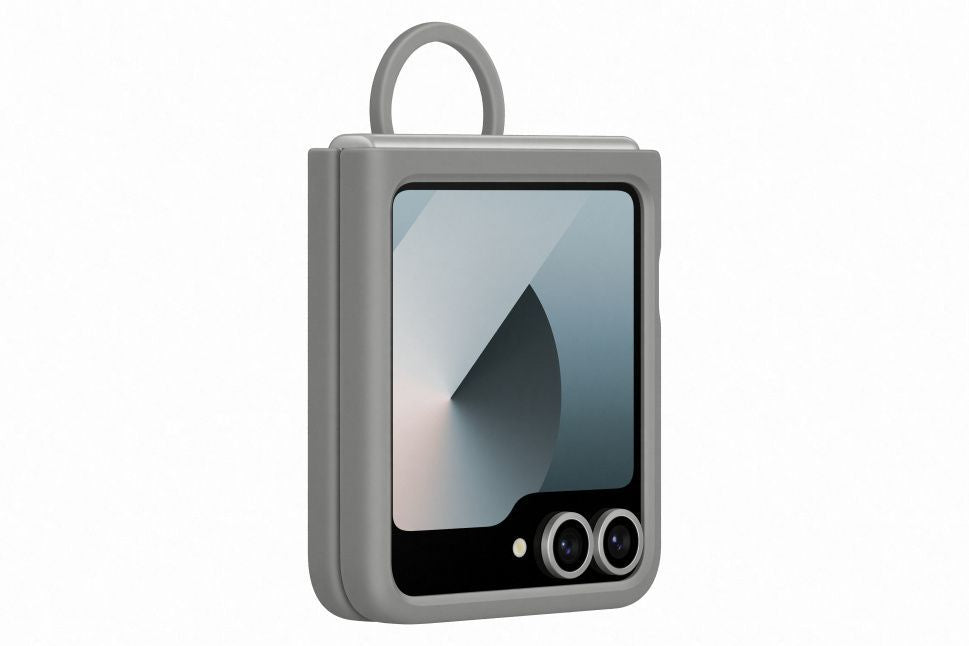Back panel cover Samsung  PF741TJEGWW Silicone Case Samsung Galaxy Flip6, Gray