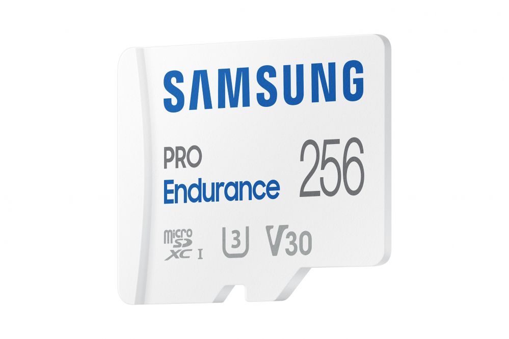 Mälukaardid Samsung  PRO Endurance MB-MJ256KA/EU 256 GB, MicroSD Memory Card, Flash memory class U3, V30, Class 10, SD adapter