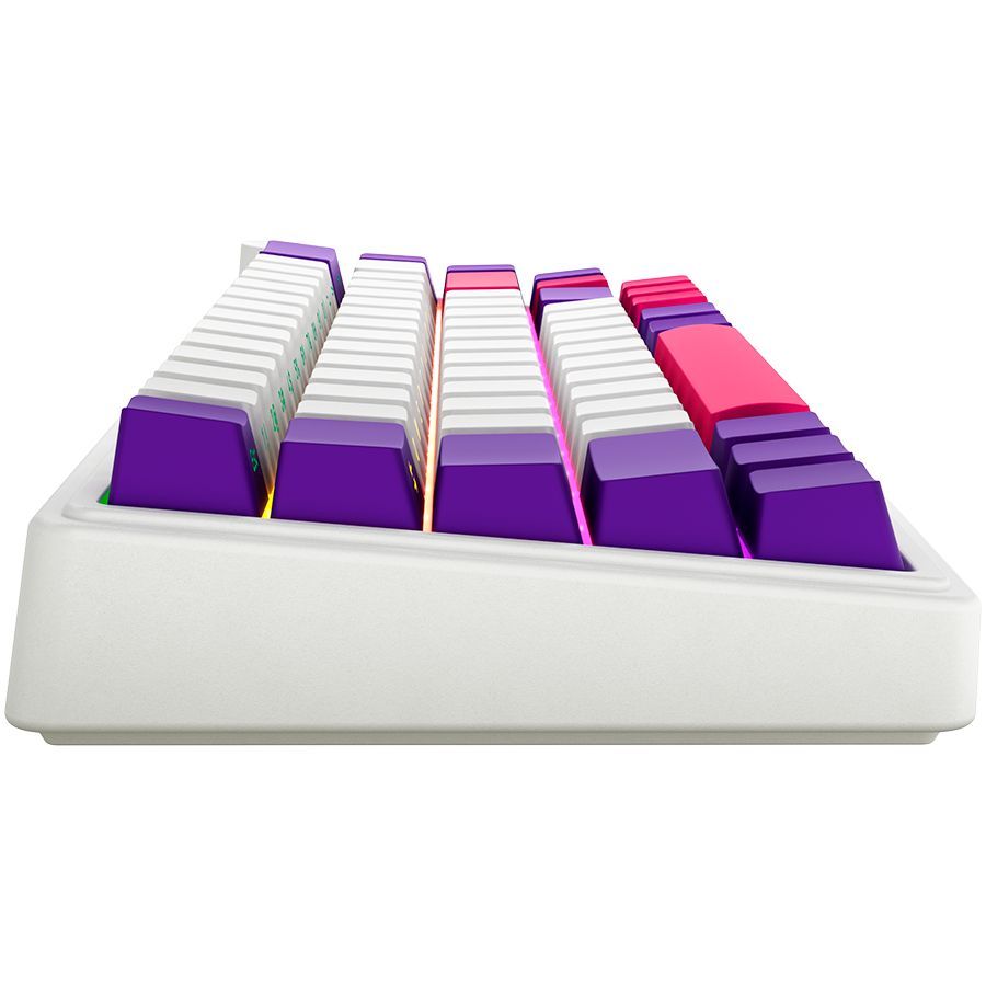 Computer keyboard LORGAR  LORGAR KBP70MW, Wireless 65% Mechanical Gaming Keyboard Pro, White, EN layout