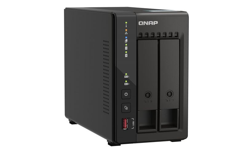 Флеш-накопитель QNAP  2-Bay desktop NAS 	TS-253E-8G J6412 4-core, Processor frequency 2.6 GHz, 8 GB, 2 x HDMI 1.4b, 2x M.2 2280 PCIe slots, 2x USB 2.0; 2 x USB Type-A