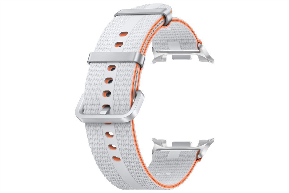 Strap Samsung  SOL33LWEGEU Athleisure Band (M/L) Samsung Galaxy Watch8, White