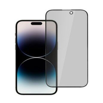 Protective glass Evelatus Apple iPhone 15 Privacy 2.5D Silk Full Cover Japan Glue Anti-Static