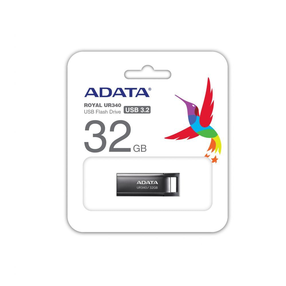 Flash drive ADATA  ROYAL UR340 32GB USB Flash Drive, Black