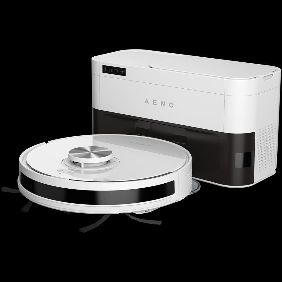 Vacuum cleaner AENO  Robot Cleaner w/Dust Collector, white, 2in1 and dust tank, 4000pa, 3200mAh battery
