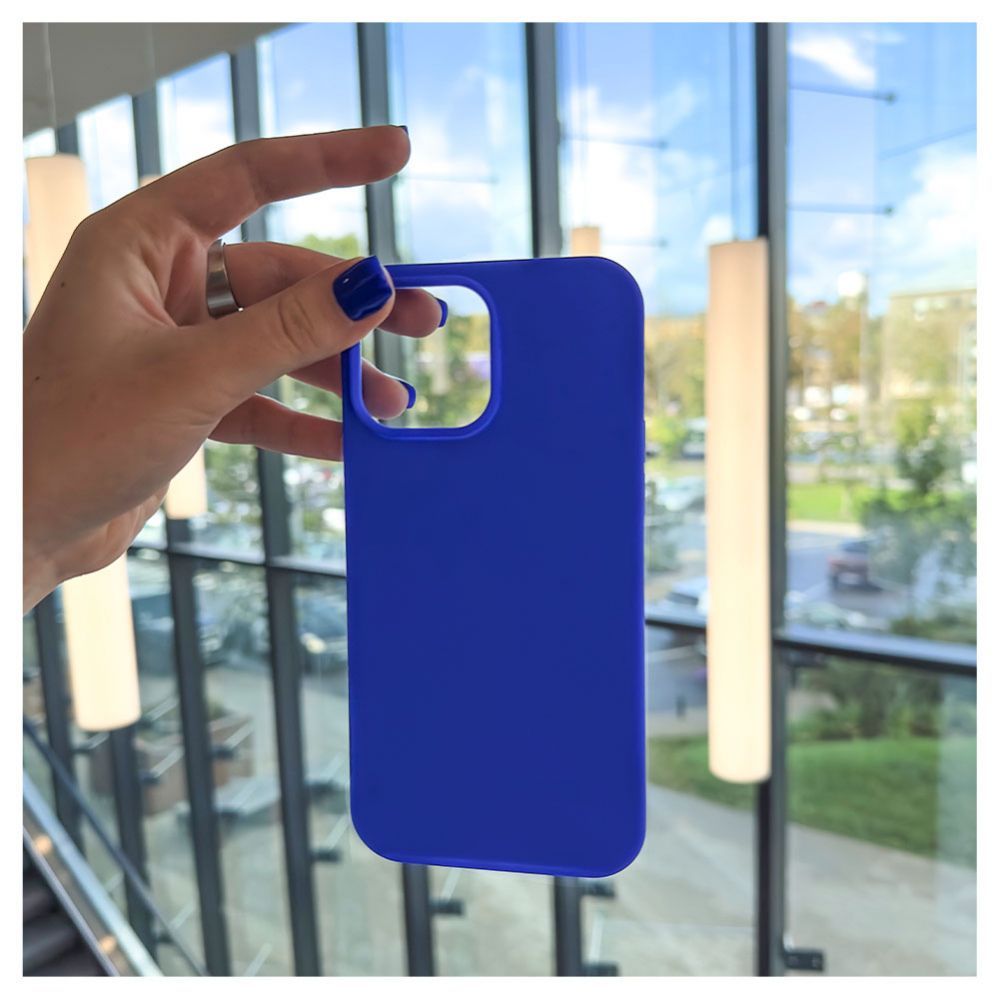 Tagakaaned Evelatus Apple Evelatus iPhone 13 Pro Max Premium Soft Touch Silicone Case Dark Blue