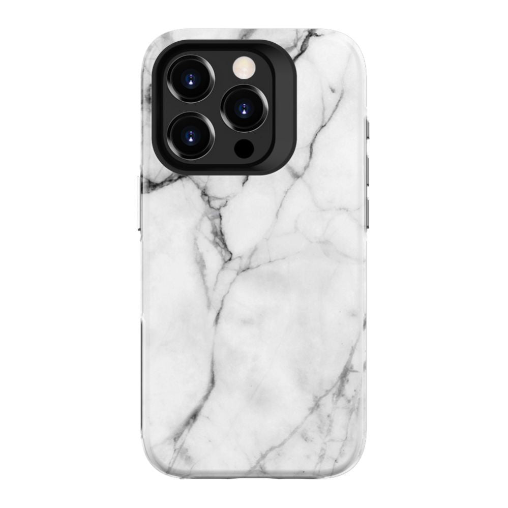 Чехол на заднюю панель Evelatus Apple iPhone 15 Pro Armor case TPU+PC Customized Print Design Marble White