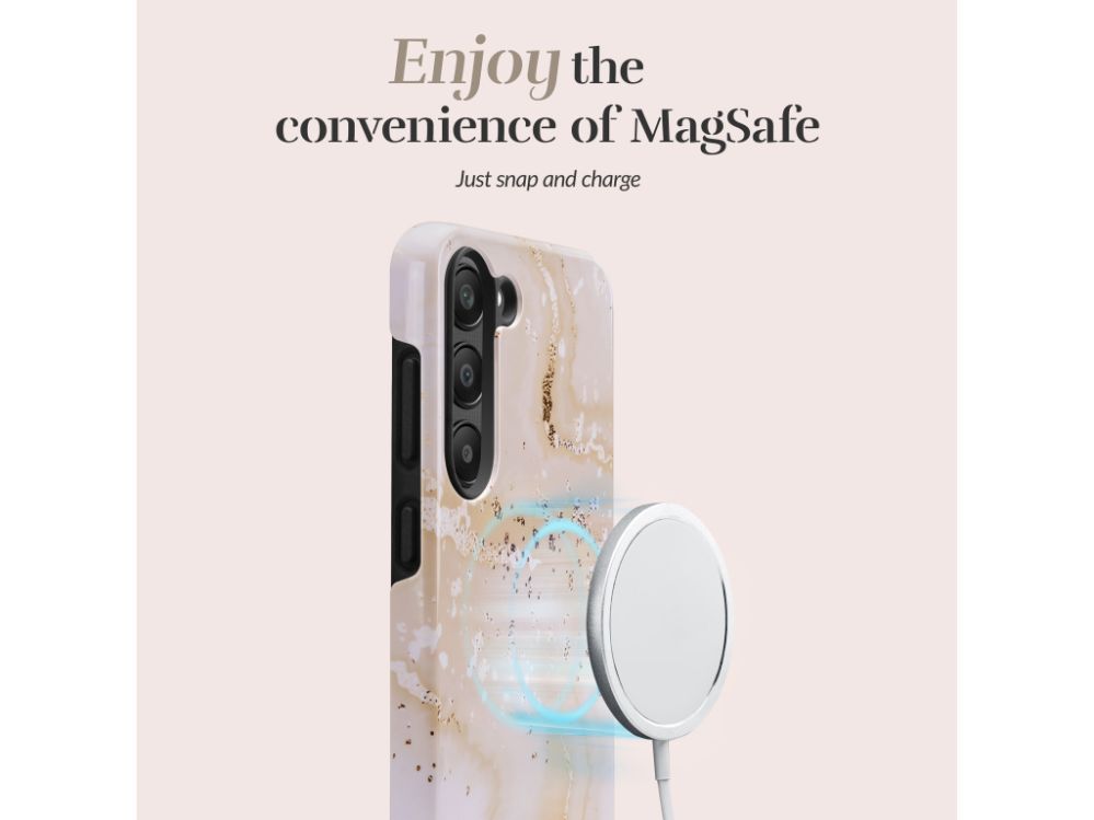 Чехол на заднюю панель Mio  MIO Gold Marble Magsafe Compatible for Samsung S25 5G