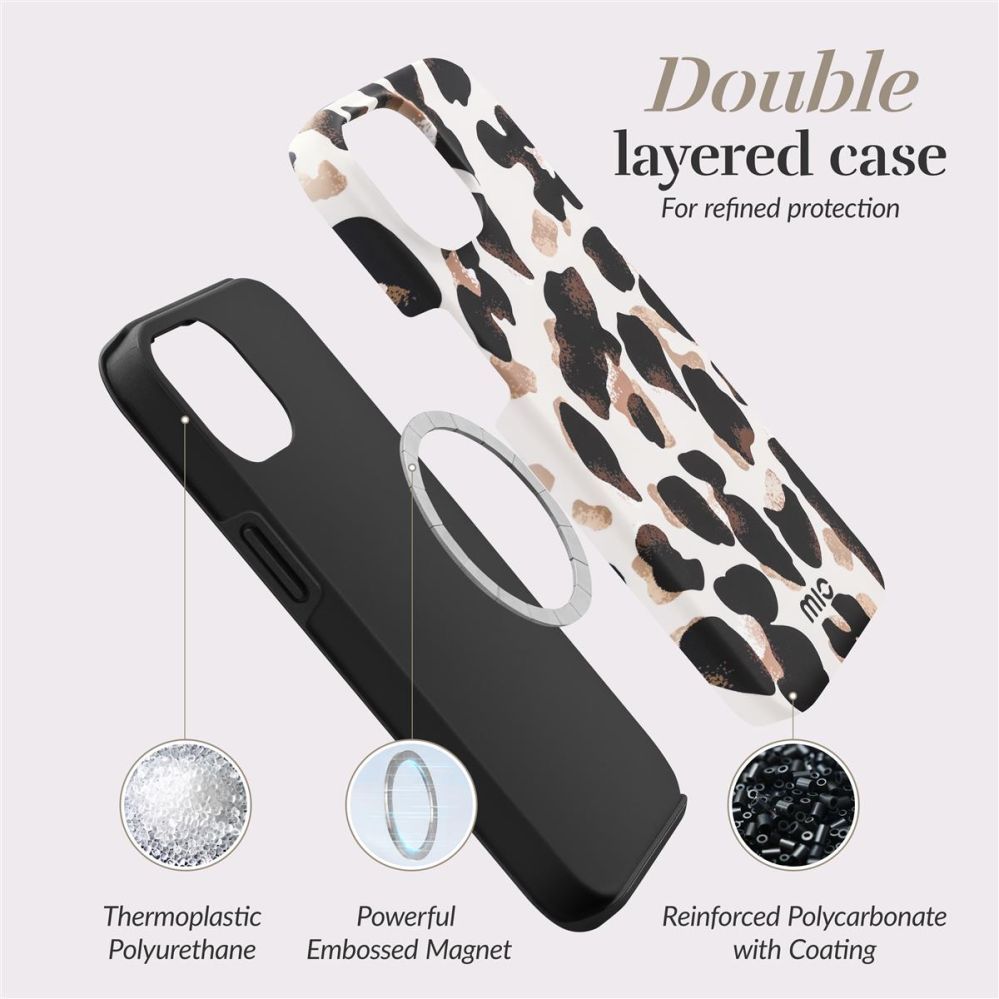 Чехол на заднюю панель Mio  MIO Leopard Magsafe Compatible for iPhone 16 Pro Max