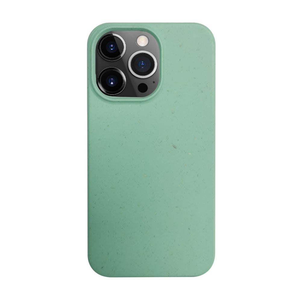 Чехол на заднюю панель iLike Apple iPhone 14 Pro Max Silicone plastic case Eco Print Design Flower Green