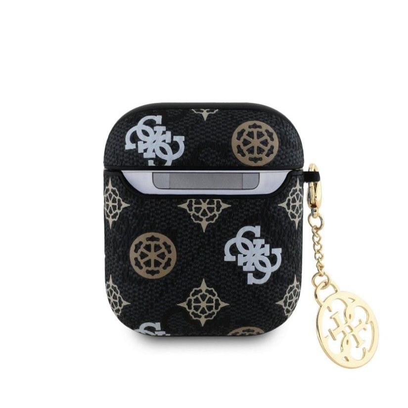Чехол для наушников Guess - AirPods 1/2 PU 4G Peony Charm Case Black