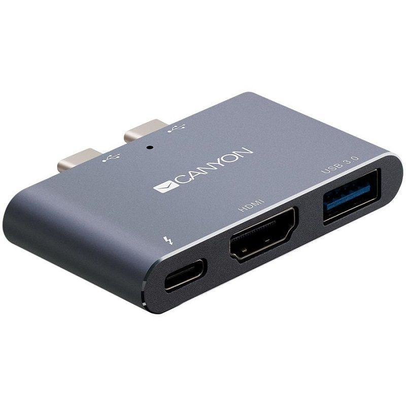 Converter Canyon  DS-1 Multiport Docking Station with 3 port Space Gray