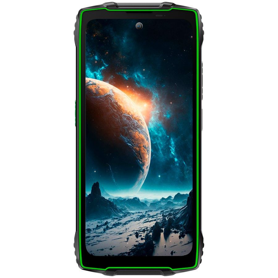 Смартфон Blackview  Rugged BV8200 LTE 6.5-inch FHD+IPS 1080x2400 120Hz Corning 3th + 1.3-inch 360x360 12+256GB MT8781 Octa-core 2.2GHz 8800mAh NO Charger CAM Front 32MP Rear 50+13MP IP68/IP69K/MIL-STD-810H NFC Fingerprint Green