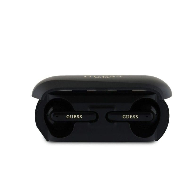 Wireless headphones Guess  Elongated Metallic ENC TWS Wireless Earphones Black