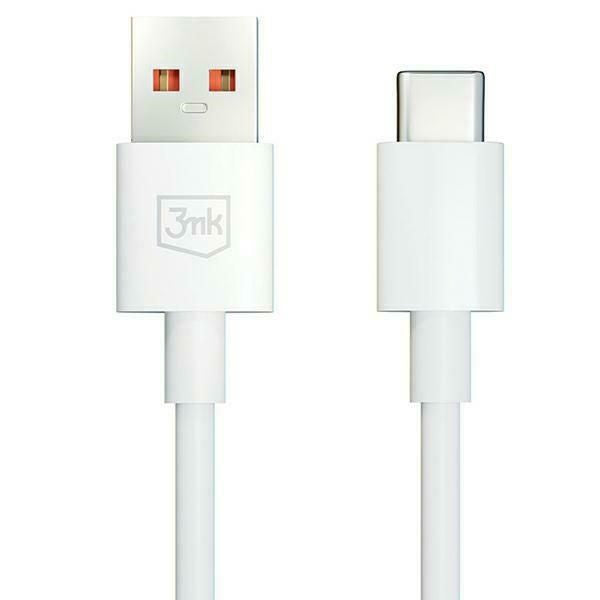 Kaabel 3MK  3MK Hyper Cable USB-A to USB-C 5A 60W 1.2m biały/white kabel