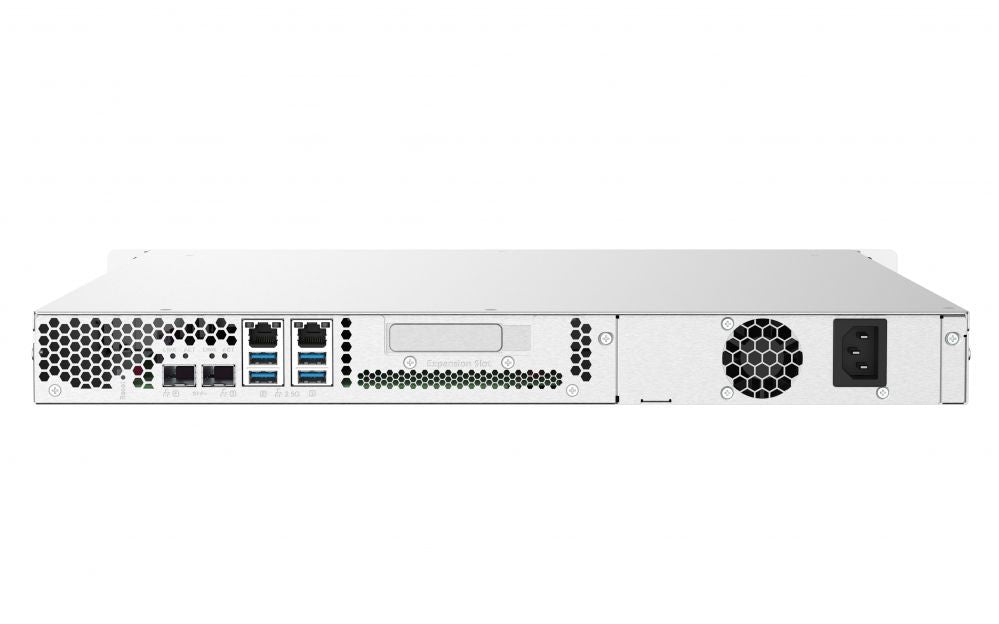 Mälupulk QNAP  4-Bay NAS TS-432PXU-2G Up to 4 SATA 6Gb/s, 3Gb/s, AL324 ARM Cortex-A57 Quad-Core, Processor frequency 1.7 GHz, 2 GB, DDR4, 2x10 Gigabit Ethernet SFP+; 2x2.5 Gigabit Ethernet; PCIe Gen 2 x2; 4x USB 3.2 Gen 1
